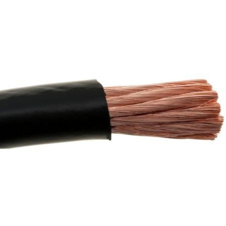 (864) CS00V Bulk Cable (Black, 25', 2/0G)