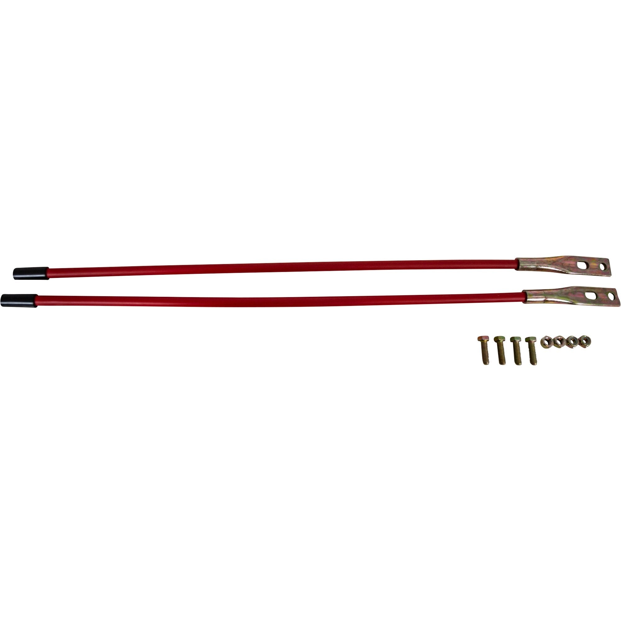 (840) 1308200 Buyers Snow Plow Guides Kit (Bolt On, Red, 27")