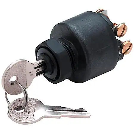 VLM 11651 Valmar Ignition Switch (12V, 20A, 6 Screws, 3 Position)