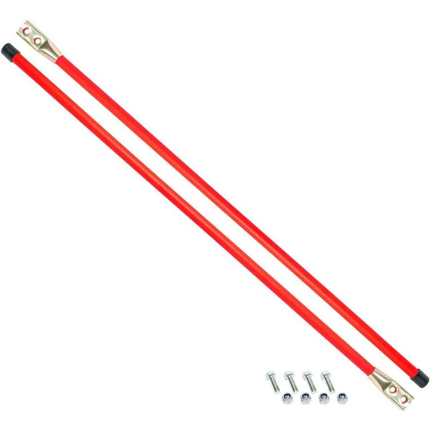 (840) 1308110 Buyers Snow Plow Guides Kit (Bolt On, Fluorescent, 36")