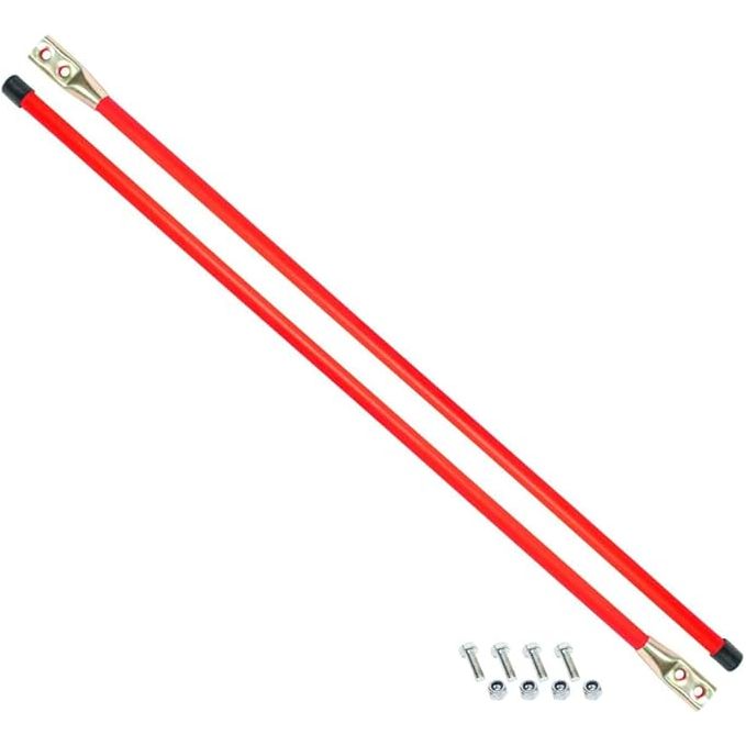 (840) 1308115 Buyers Snow Plow Guides Kit (Bolt On, Fluorescent, 48")