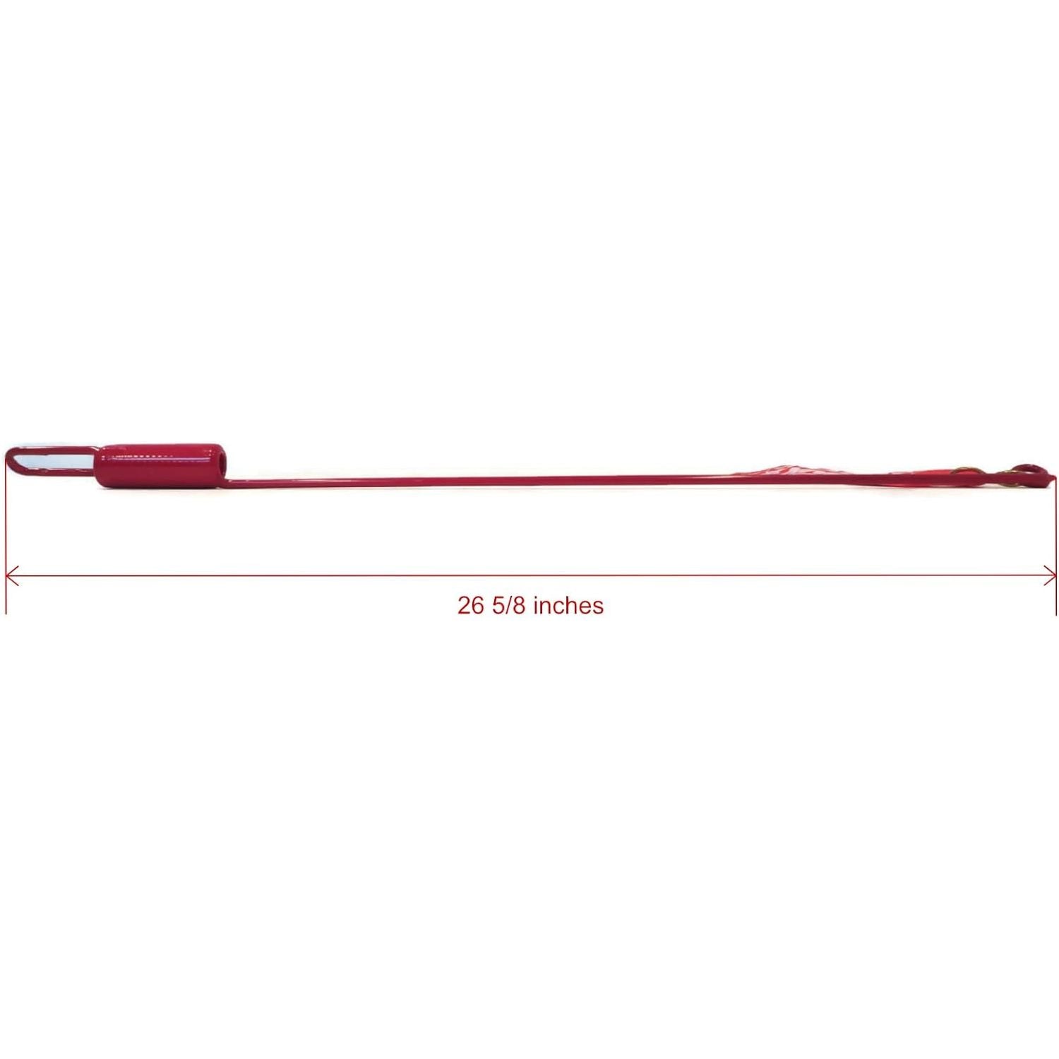 (840) 1308210 Buyers Snow Plow Guide Flags Kit (Bolt On, Red, 26")