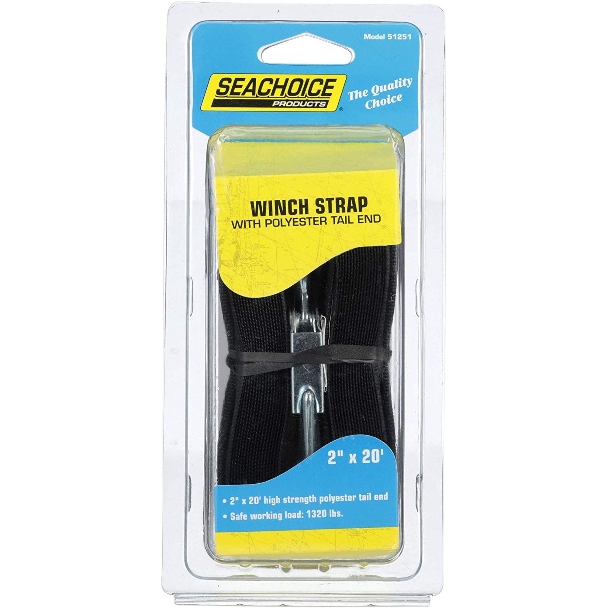 VLM 50-51251 Valmar Winch Strap w/ Tail End (2" x 20')