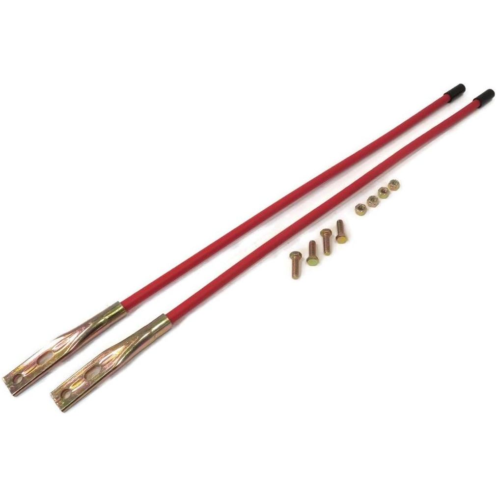 (840) 1308200 Buyers Snow Plow Guides Kit (Bolt On, Red, 27")