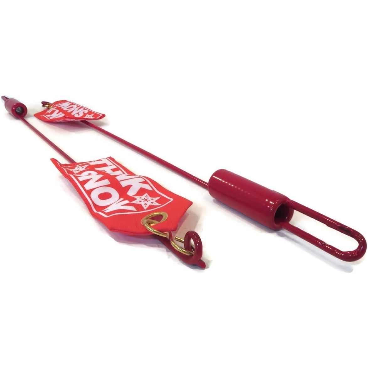 (840) 1308210 Buyers Snow Plow Guide Flags Kit (Bolt On, Red, 26")