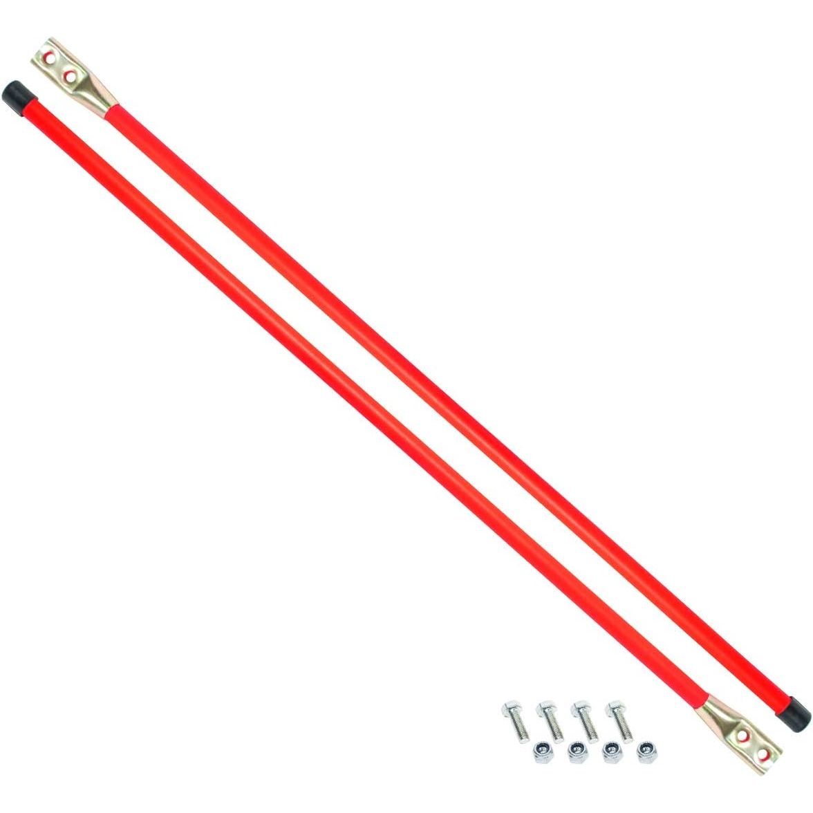 (840) 1308105 Buyers Snow Plow Guides Kit (Bolt On, Fluorescent, 28")