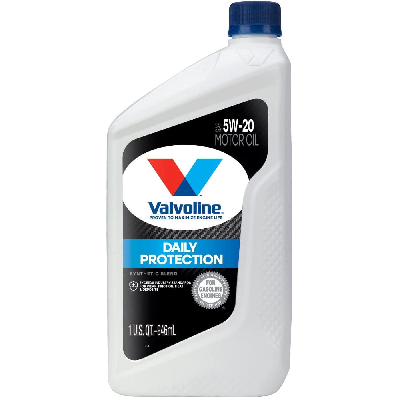 VAL VV174 Valvoline Premium 5W20 Synthetic Blend Motor Oil 1 QT
