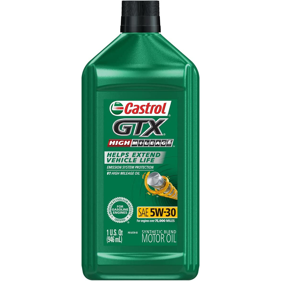 (130) 440 | GTX HIGH MILEAGE SYNTHETIC BLEND 5W-30 MOTOR OIL : 1 QT