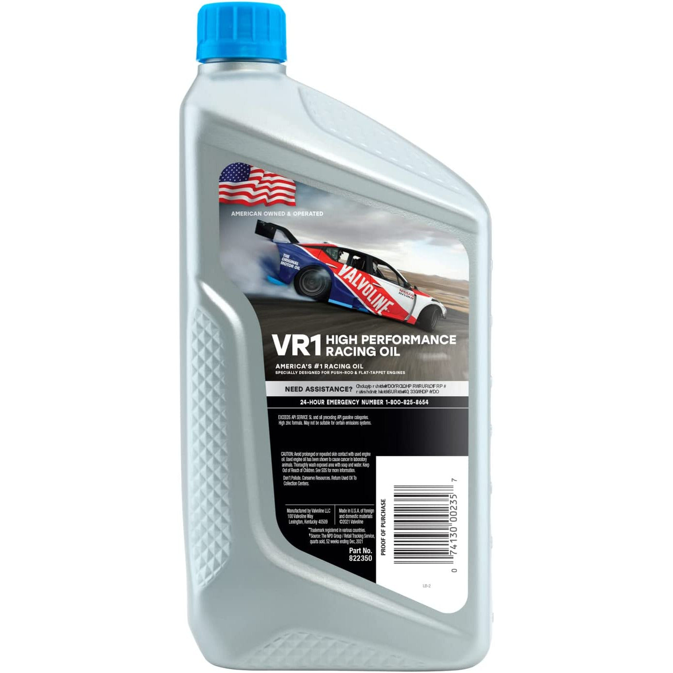 (945) VV235 | Valvoline VR1 SAE 50 High Performance High Zinc : 1 QT