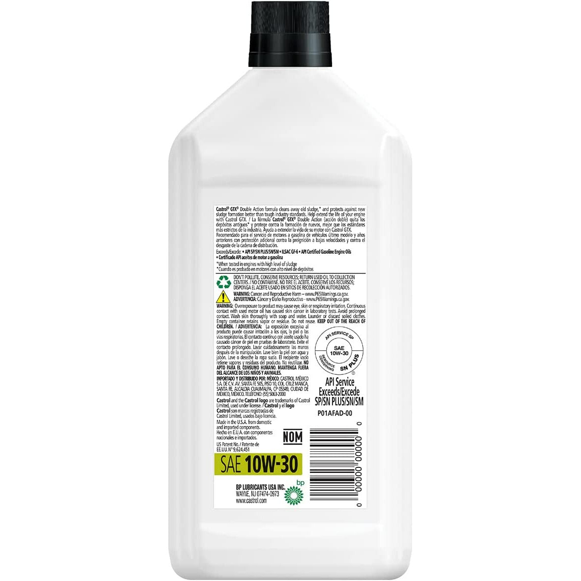 (130) 06145 | 10W-30 GTX CONVENTIONAL MOTOR OIL : 1 QT