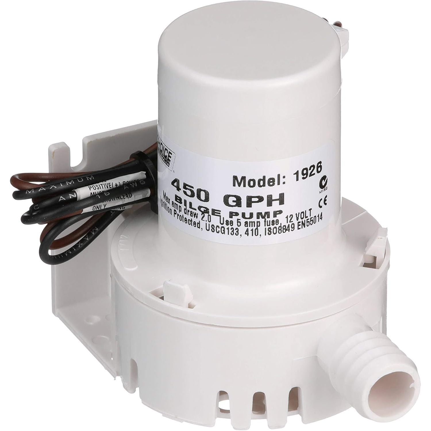 VLM 19261 Valmar Mini Bilge Pump (450 GPH)