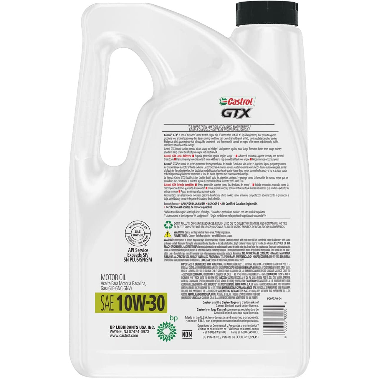 (130) 03143C | 10W-30 GTX CONVENTIONAL MOTOR OIL : 5 QT