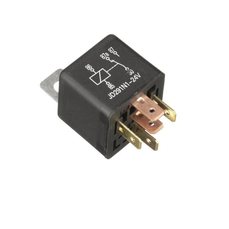 (862) RY269 Standard Multi Purpose Relay w/ Bracket (5 Terminals, Square, 30A, 24V)