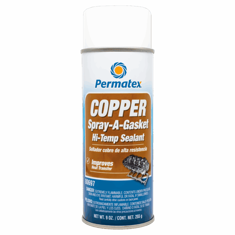 (735) 80697 Permatex Copper Spray-A-Gasket High-Temp Sealant, 9 oz