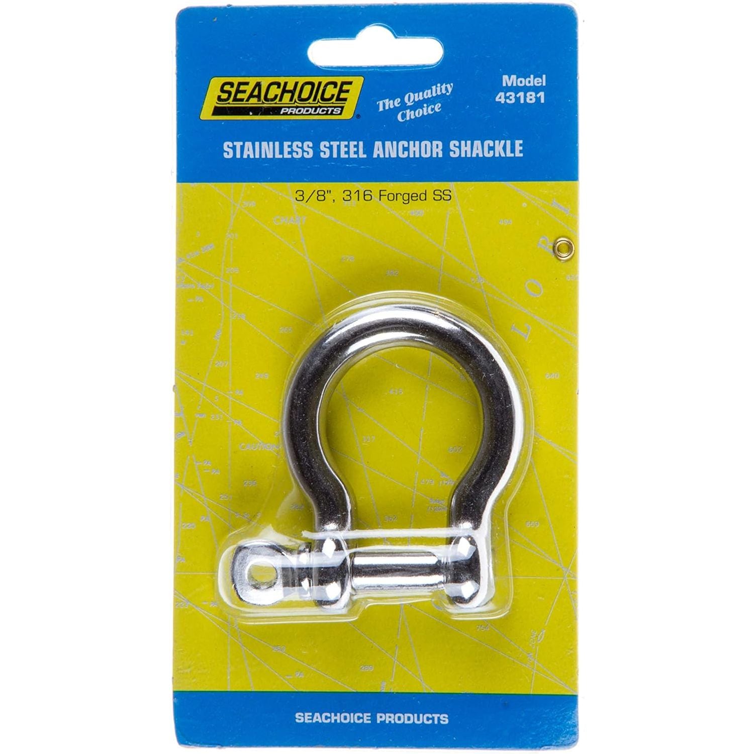 VLM 43181 Valmar Stainless Steel Anchor Shackle (3/8")