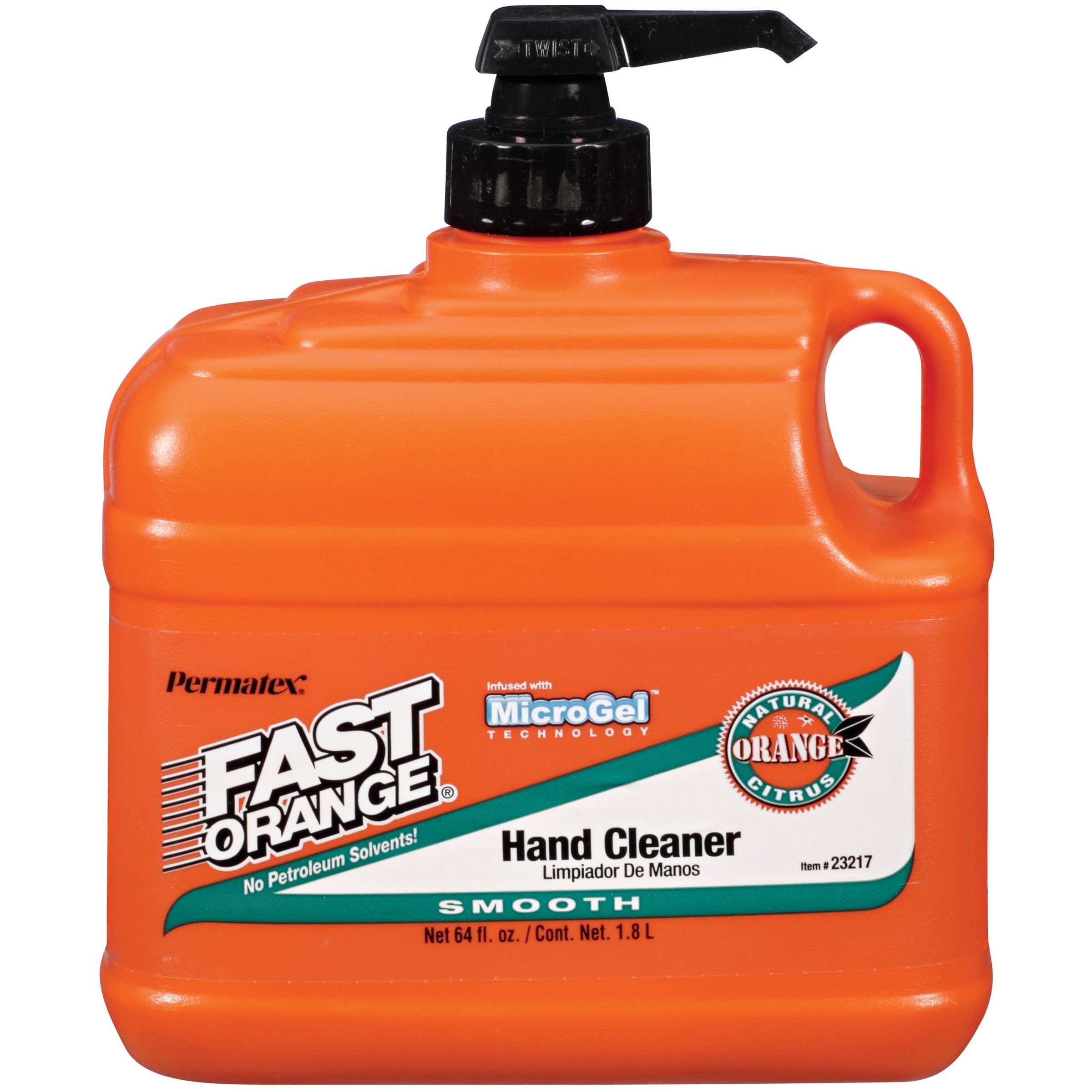 (735) 23217 PERMATEX FAST ORANGE Hand Cleaner (Smooth Lotion), 0.5 gal