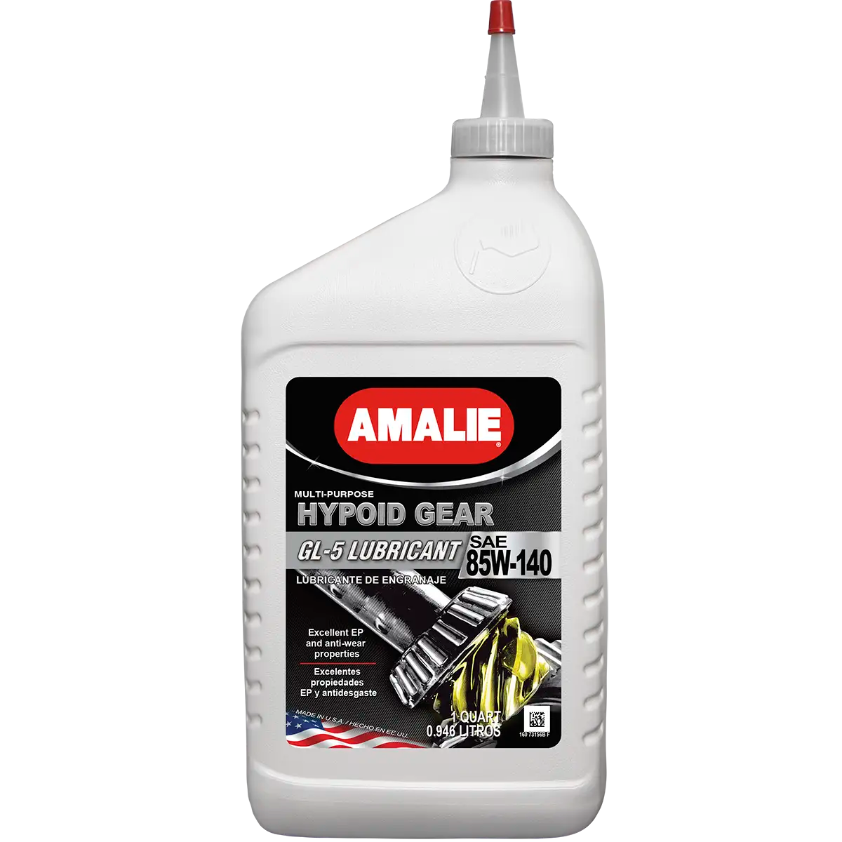 (130) 16073156 Amalie 85W-140 Hypoid Gear Oil (1qt)