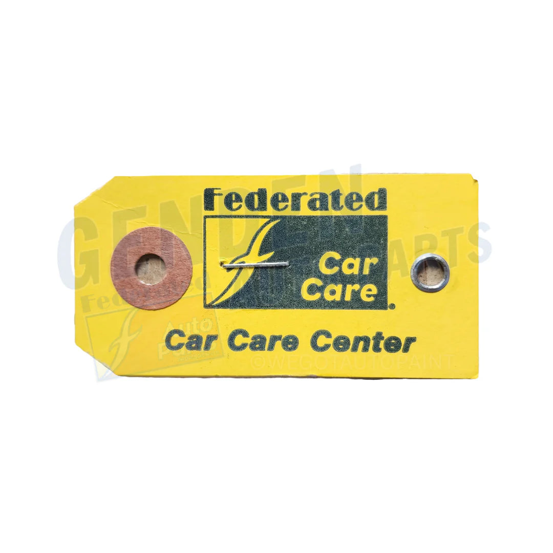 (693) CCTAG Federated Car Care Key Tags (Yellow, 250 bx)