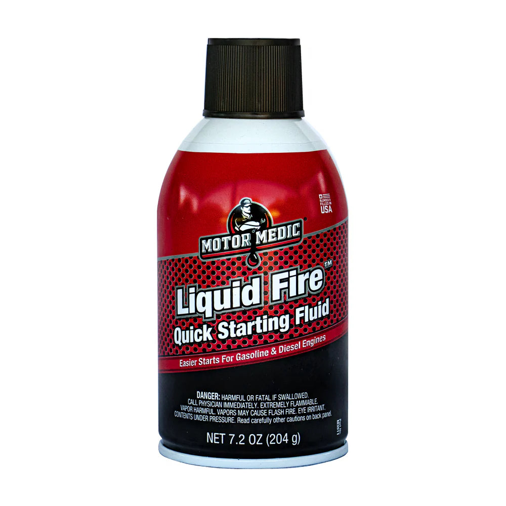 (770) M3911 | Motor Medic Liquid Fire Starting Fluid : 7.5 OZ