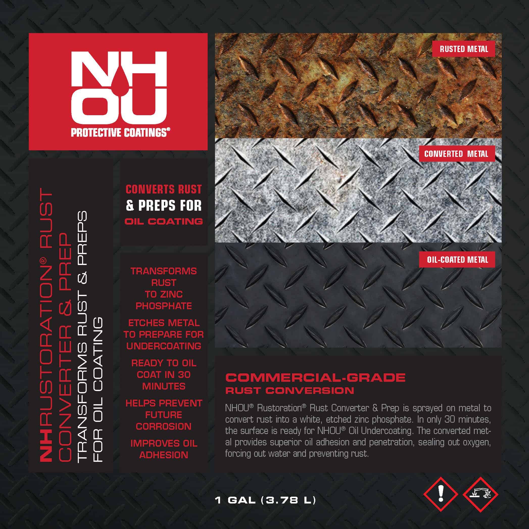 (710) NHRC-1 NHOU Rustoration Rust Converter & Prep (1g)