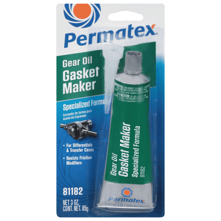 (735) 81182 Permatex Gear Oil RTV Sealant, 3 oz carded tube