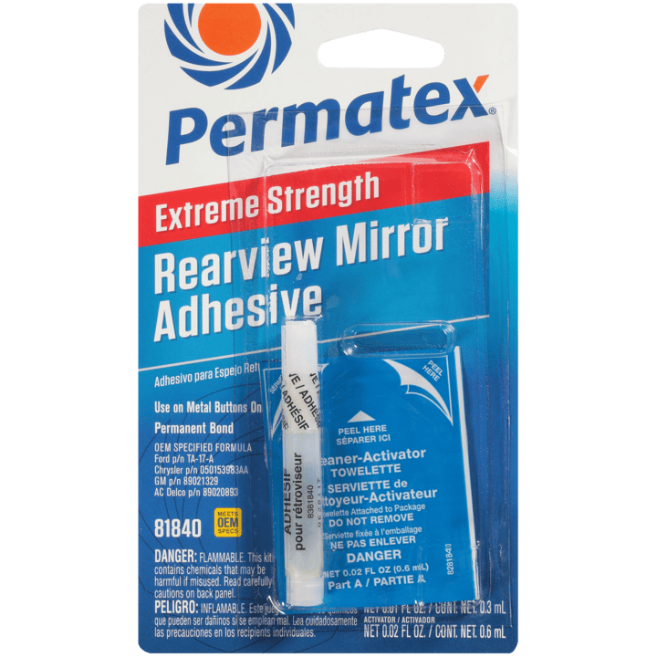 (735) 81840 PERMATEX Extreme Rearview Mirror Pro Strength Adhesive