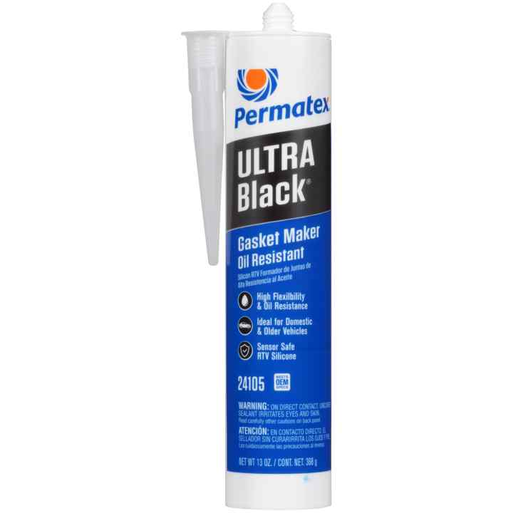 (735) 24105 Permatex ULTRA BLACK Maxi Oil Resistance Silicone, 13 oz
