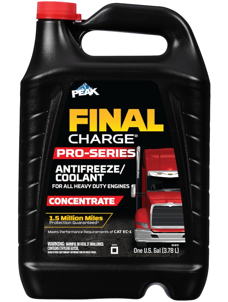 (870) FPR0B3 Peak FINAL CHARGE Pro-Series Nitrite-Free Antifreeze/Coolant Concentrate (Red, 1 Gal)