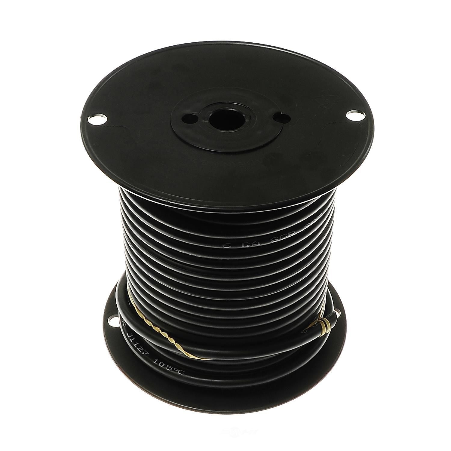 YSP WR62BK-100 Wells Bulk Primary Wire (Black, 8G)