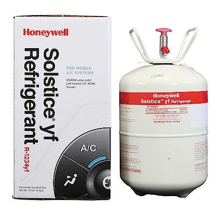 (394) OPTEON1234YF HONEYWELL R-1234yf Freon Tank 10lb
