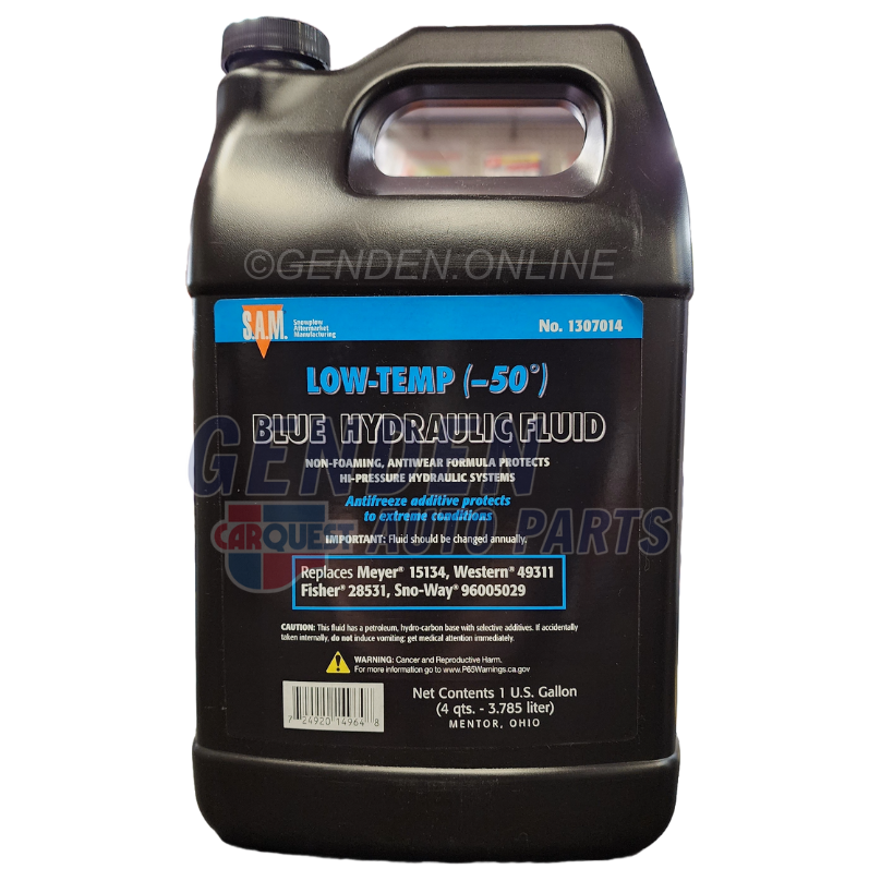 (840) 1307014 Buyers Snow Plow Blue Hydraulic Fluid (1 Gal)