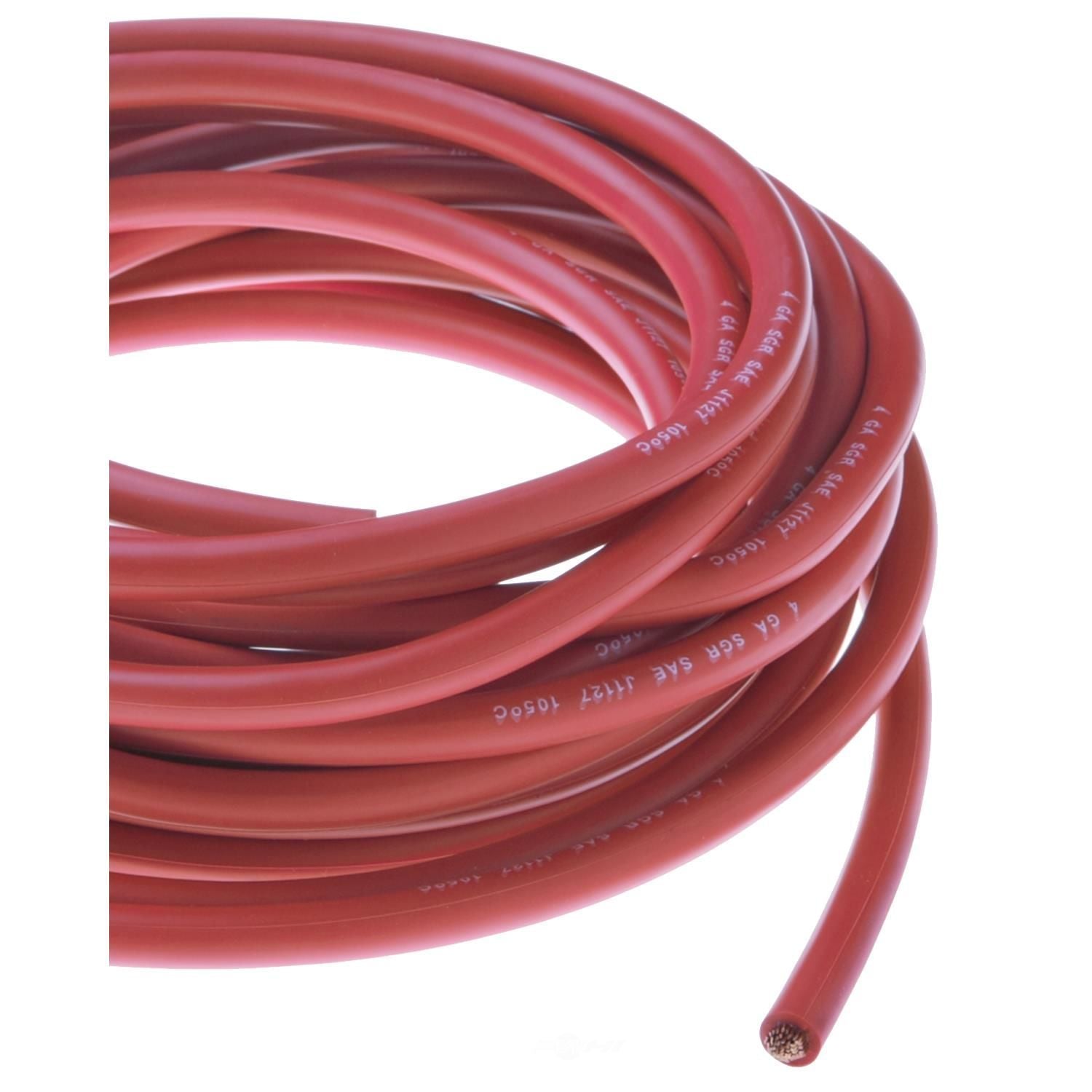 (864) WC4RV Standard Welding Cable (Red, 25', 4G)