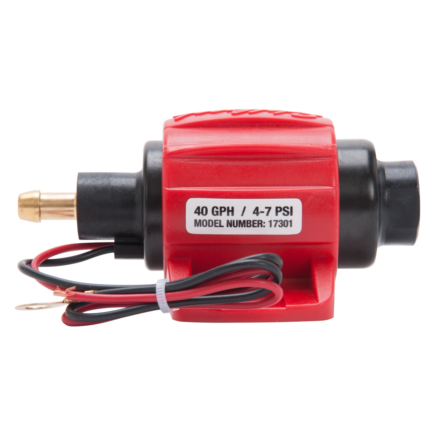 (547) 17301 Edelbrock Electric Fuel Pump 12V, 4-7 PSI, 38 GPH, 5/16" Hose