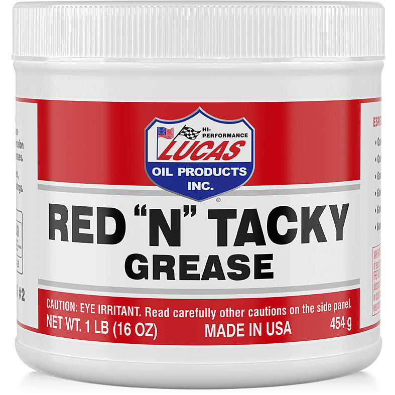 LCS 10574 Lucas Red "N" Tacky Grease (1 lb)