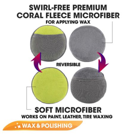 ATO AC4718 Autocraft Extra Large Applicator Pads w/ Mesh Hand Pocket