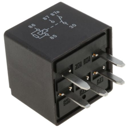 (862) RY604 Standard Multi Purpose Relay (5 Thin Terminals, Square, 35A)