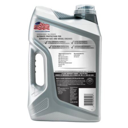 (945) 881166 | EUROPEAN VEHICLE FULL SYNTHETIC 5W-40 MOTOR OIL : 5 QT
