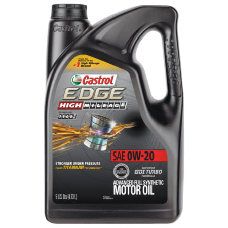 (130) 15B0D2 | 0W-20 EDGE FULL SYNTHETIC HIGH MILEAGE MOTOR OIL : 5 QT