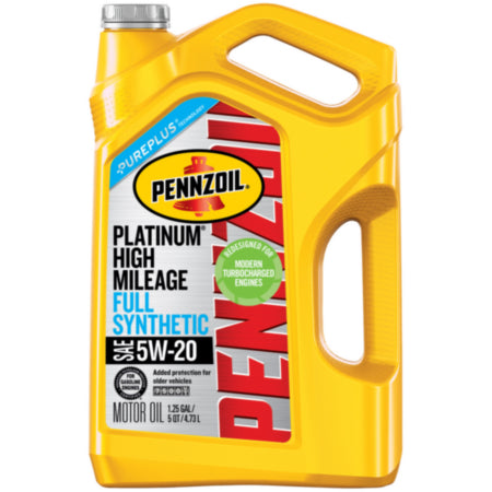 (130) 550045196 | ENGINE OIL 5W-20 | PLATINUM HIGH MILEAGE FULL SYN | 5 QT
