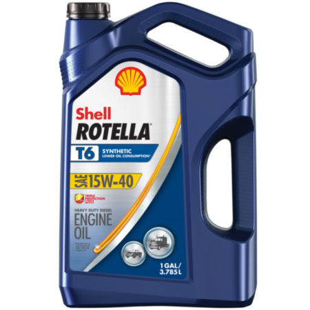 LUB 550050467 | SHELL ROTTELLA T6 15W40 FULL SYNTHETIC HEAVY DUTY | 1 US GAL