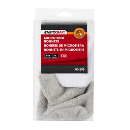 ATO AC4595 Autocraft Microfiber 6" - 7" Bonnets (2 pk)