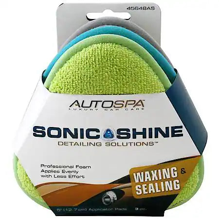 CND 45648AS Carrand Microfiber Applicator Pads (3 pk)