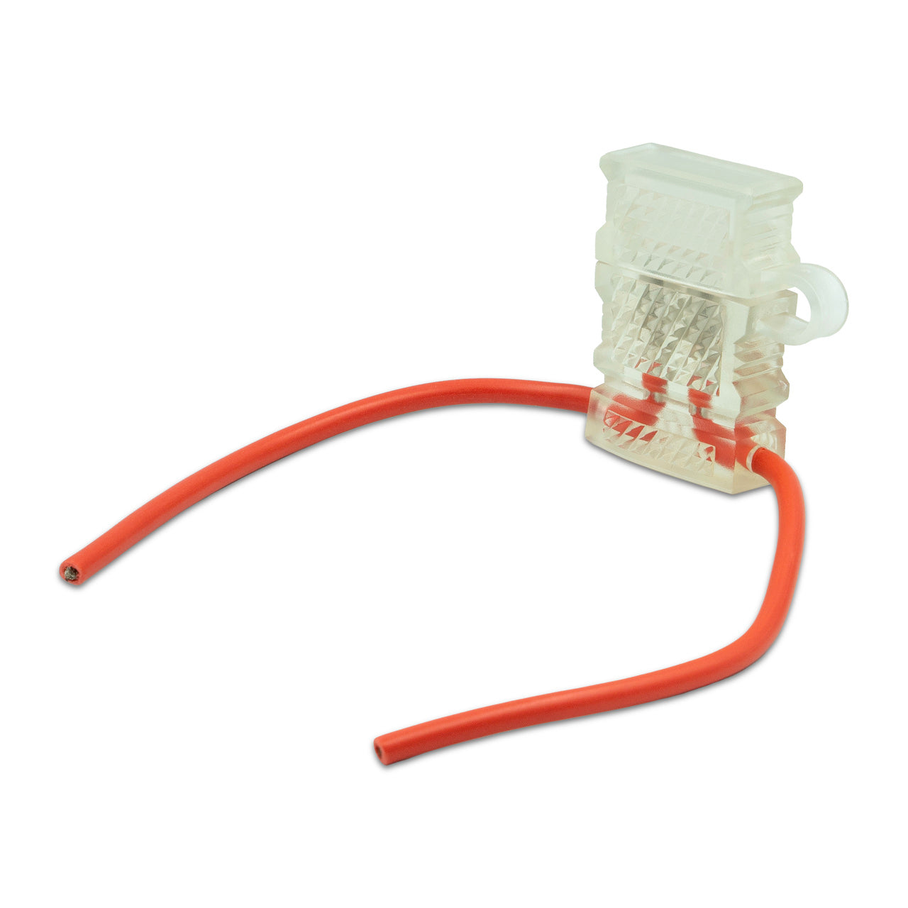 (010) 0FHA0001XPGL Littelfuse Clear In-Line ATO Fuse Holder w/ Cover