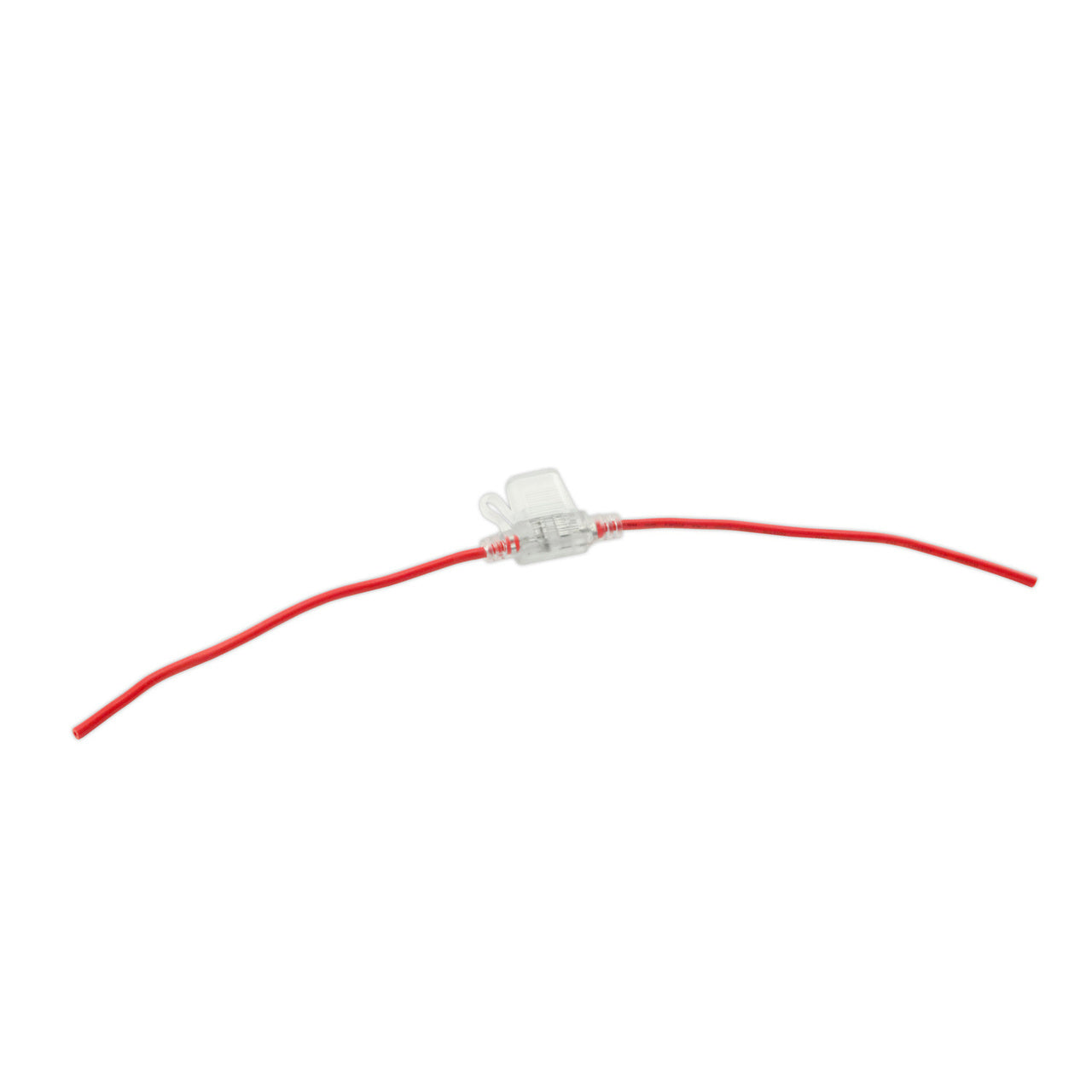 (010) 0FHM0001XPGLO Littelfuse Clear In-Line Mini Fuse Holder w/ Cover