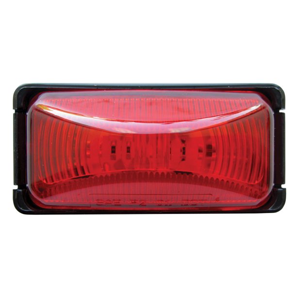 DLT AL90RK Optronics Sealed LED Marker/Clearance Light Kit (2.5" Rectangle, Red, Snap-In)