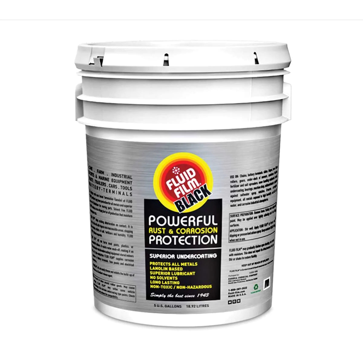 (710) PNASBL Fluid Film Black Undercoating (5 Gal)