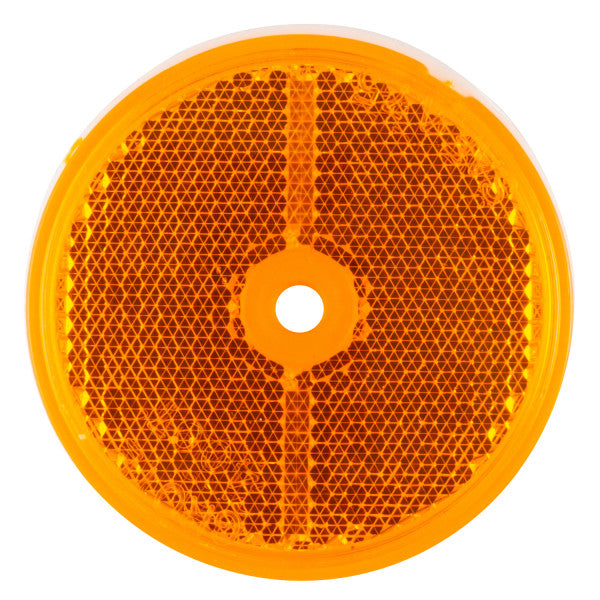 LTG 40073-5 Grote Round Stick-On Reflector (2.5", Amber)