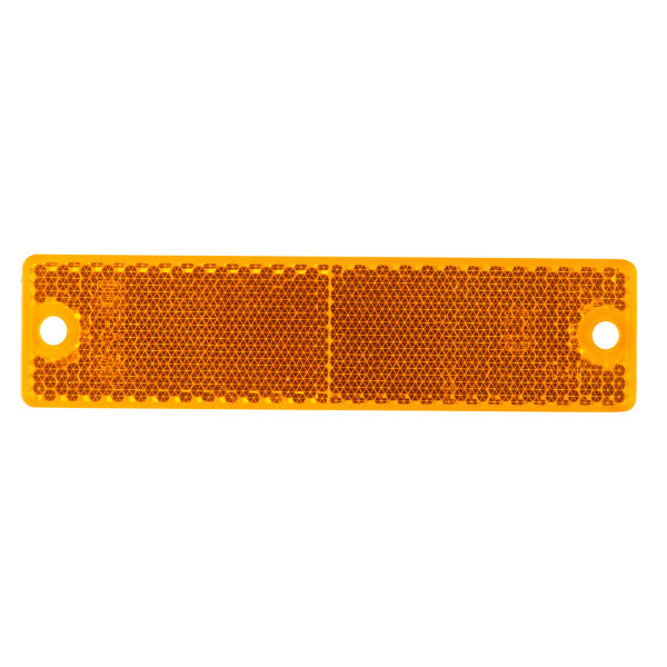 LTG 40133 Grote Mini Stick-On/Screw-Mount Rectangular Reflector (4.5", Amber)
