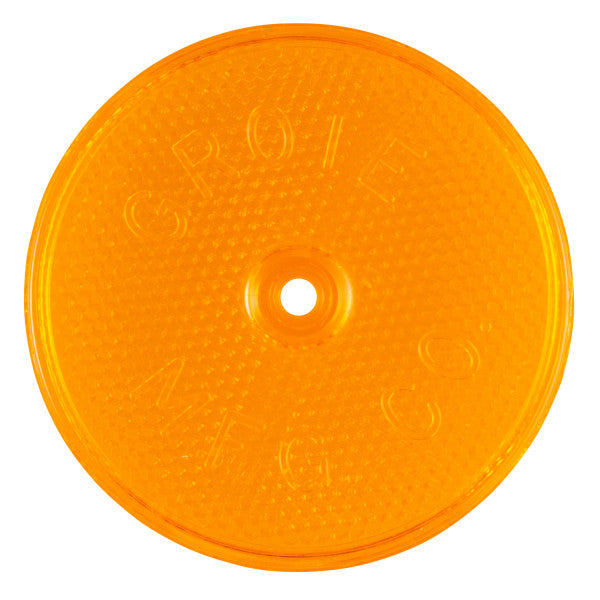 LTG 40153 Grote Sealed Center-Mount Reflector (3.3" Round, Amber)