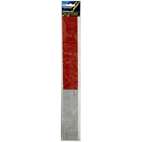 DLT RE418T Optronics Reflective Tape Kit (18", Red/Silver, Adhesive, 4pc)